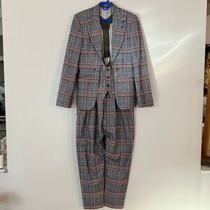 Vivienne Westwood MAN Plaid Suit w/ Integrated Vest 50